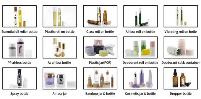 بطری شیشه ای قطره دار پلاستیکی سیاه 5ml 10ml 15ml 20ml 30ml 50ml 100ml برای روغن 7